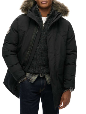 ΑΝΔΡΙΚΟ ΜΠΟΥΦΑΝ EVEREST FAUX | Μαύρο XXXL