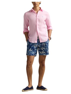 ΑΝΔΡΙΚΟ ΛΙΝΟ ΠΟΥΚΑΜΙΣΟ | Ροζ XXL