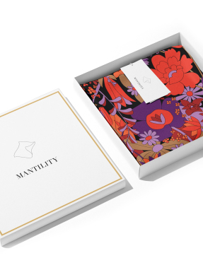 ΜΕΤΑΞΩΤΟ ΜΑΝΤΙΛΙ MIDNIGHT FRAGRANCE | Πολύχρωμο ONE SIZE