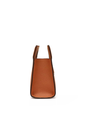 ΓΥΝΑΙΚΕΙΑ ΔΕΡΜΑΤΙΝΗ ΤΣΑΝΤΑ ΧΕΙΡΟΣ DIAMOND SMALL | Καφέ