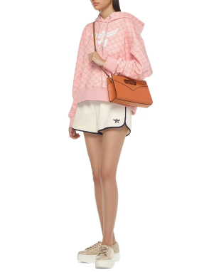 ΓΥΝΑΙΚΕΙΑ ΔΕΡΜΑΤΙΝΗ ΤΣΑΝΤΑ ΧΕΙΡΟΣ DIAMOND SMALL | Καφέ