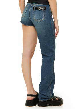 ΓΥΝΑΙΚΕΙΟ DENIM ONE- LEG ΠΑΝΤΕΛΟΝΙ | Μπλε XXL