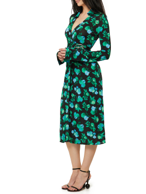 ΜΙΝΤΙ ΜΑΚΡΥΜΑΝΙΚΟ ΦΟΡΕΜΑ | Μπλε Σκούρο FR 38