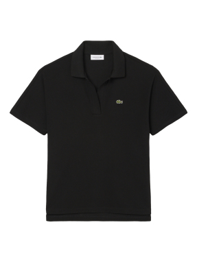 ΓΥΝΑΙΚΕΙΑ ΚΟΝΤΟΜΑΝΙΚΗ ΜΠΛΟΥΖΑ FLUID PIQUE POLO | Μαύρο S