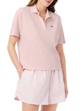 ΓΥΝΑΙΚΕΙΑ ΚΟΝΤΟΜΑΝΙΚΗ ΜΠΛΟΥΖΑ FLUID PIQUE POLO | Ροζ XS