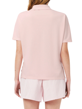 ΓΥΝΑΙΚΕΙΑ ΚΟΝΤΟΜΑΝΙΚΗ ΜΠΛΟΥΖΑ FLUID PIQUE POLO | Ροζ XS