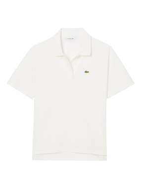 ΓΥΝΑΙΚΕΙΑ ΚΟΝΤΟΜΑΝΙΚΗ ΜΠΛΟΥΖΑ FLUID PIQUE POLO | Λευκό S