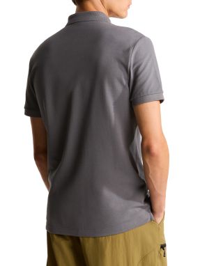 ΑΝΔΡΙΚΟ T-SHIRT PREMIUM SLIM POLO | Γκρι Σκούρο M