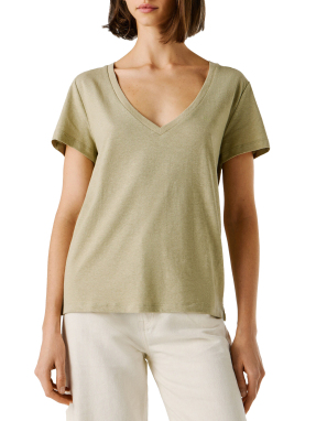 ΓΥΝΑΙΚΕΙΟ T-SHIRT | Χακί XS