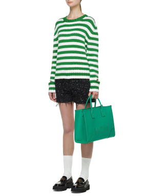 ΓΥΝΑΙΚΕΙΑ ΔΕΡΜΑΤΙΝΗ ΤΣΑΝΤΑ ΧΕΙΡΟΣ MUNCHEN BOSPHORUS LARGE | Πράσινο