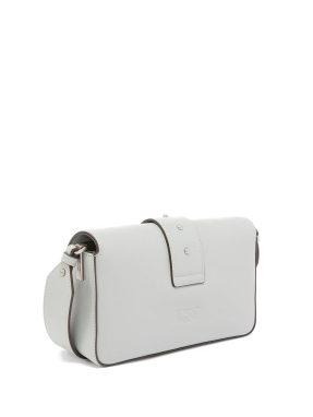 ΓΥΝΑΙΚΕΙΑ ΔΕΡΜΑΤΙΝΗ ΤΣΑΝΤΑ ΩΜΟΥ LOVE ONE MINI | Γκρι Ανοιχτό