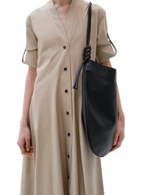 ΓΥΝΑΙΚΕΙΑ ΔΕΡΜΑΤΙΝΗ ΤΣΑΝΤΑ ΩΜΟΥ CALYPSO | Μαύρο