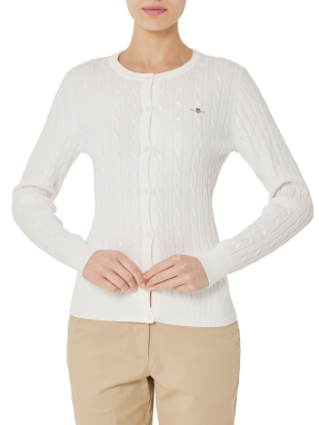 ΓΥΝΑΙΚΕΙΑ ΠΛΕΚΤΗ ΖΑΚΕΤΑ | Λευκό M