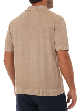 ΑΝΔΡΙΚΗ POLO ΜΠΛΟΥΖΑ | Μπεζ G0248 XL