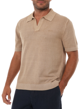 ΑΝΔΡΙΚΗ POLO ΜΠΛΟΥΖΑ | Μπεζ G0248 XL