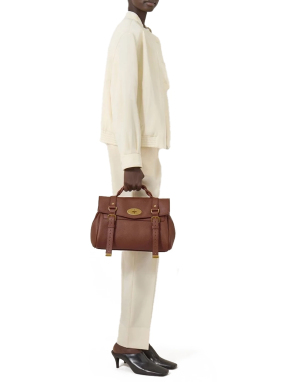 ΓΥΝΑΙΚΕΙΑ ΔΕΡΜΑΤΙΝΗ ΤΣΑΝΤΑ ΧΕΙΡΟΣ ALEXA | Καφέ