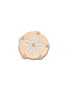 JIBBITZ™ CHARMS GOLD SAND DOLLAR | Χρυσό UNIQUE ONE SIZE
