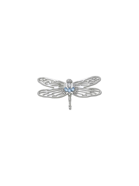 JIBBITZ™ CHARMS DRAGONFLY | Ασημί UNIQUE ONE SIZE