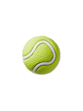 JIBBITZ™ CHARMS TEXTURED TENNIS BALL | Πράσινο Ανοιχτό UNIQUE ONE SIZE