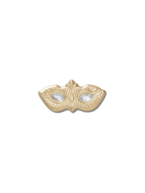 JIBBITZ™ CHARMS GOLD MASQUERADE MASK | Χρυσό UNIQUE ONE SIZE