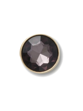 JIBBITZ™ CHARMS GOLD AND BLACK CIRCLE GEM | Πολύχρωμο UNIQUE ONE SIZE
