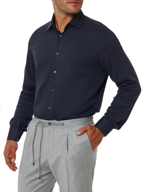 ΑΝΔΡΙΚΟ ΠΟΥΚΑΜΙΣΟ | Μπλε Σκούρο EU 41