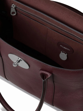 ΓΥΝΑΙΚΕΙΑ ΔΕΡΜΑΤΙΝΗ ΤΣΑΝΤΑ ΧΕΙΡΟΣ BAYSWATER SMALL | Μωβ Σκούρο