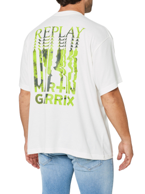 ΑΝΔΡΙΚΟ T-SHIRT REPLAY X MARTIN GARRIX | Λευκό S