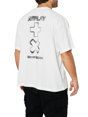 ΑΝΔΡΙΚΟ T-SHIRT REPLAY X MARTIN GARRIX | Λευκό XL
