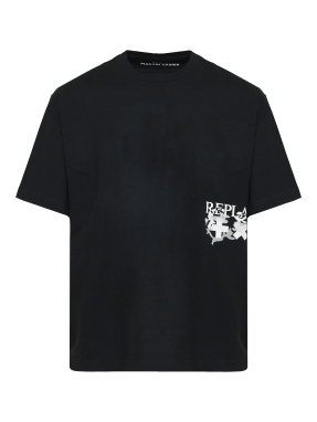 ΑΝΔΡΙΚΟ T-SHIRT REPLAY X MARTIN GARRIX | Μαύρο S