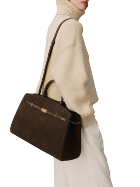 ΓΥΝΑΙΚΕΙΑ ΤΣΑΝΤΑ ΧΕΙΡΟΣ THE HUDSON | Καφέ Σκούρο