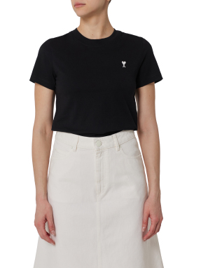 ΓΥΝΑΙΚΕΙΟ T-SHIRT CROPPED | Μαύρο XXS