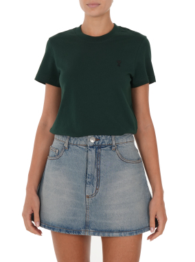 ΓΥΝΑΙΚΕΙΟ T-SHIRT CROPPED | Πράσινο Σκούρο XS
