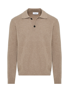 ΑΝΔΡΙΚΗ POLO ΜΠΛΟΥΖΑ | Μπεζ XL