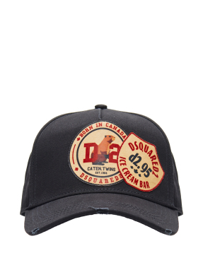 ΑΝΔΡΙΚΟ ΚΑΠΕΛΟ ΜΕ ΤΥΠΩΜΑ | Μαύρο ONE SIZE