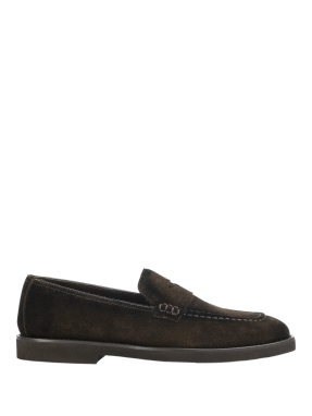 ΑΝΔΡΙΚΑ SUEDE LOAFERS | Καφέ Σκούρο 46
