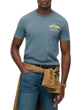 ΑΝΔΡΙΚΟ T-SHIRT MOUNTAIN RELAXED | Γαλάζιο ΧL