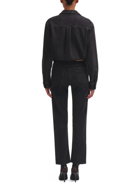 ΓΥΝΑΙΚΕΙΟ DENIM ΠΑΝΤΕΛΟΝΙ CLAPOTIS | Μαύρο III