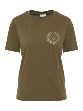 ΓΥΝΑΙΚΕΙΟ T-SHIRT | Χακί S