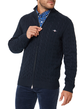 ΑΝΔΡΙΚΗ ΠΛΕΚΤΗ ΖΑΚΕΤΑ | Μπλε Σκούρο XXL