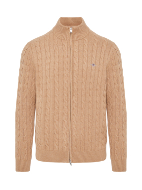 ΑΝΔΡΙΚΗ ΠΛΕΚΤΗ ΖΑΚΕΤΑ | Μπεζ XXL