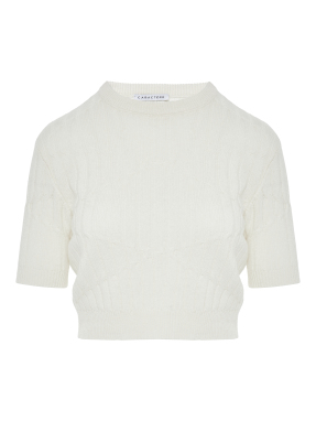 ΓΥΝΑΙΚΕΙΟ CROP ΠΟΥΛΟΒΕΡ | Εκρού M