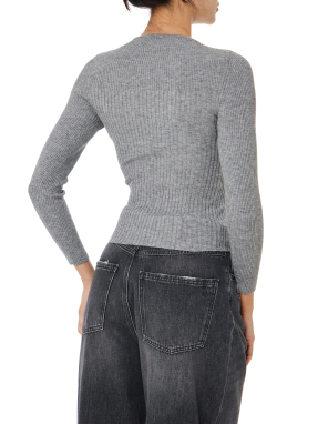 ΓΥΝΑΙΚΕΙΑ ΜΑΚΡΥΜΑΝΙΚΗ ΜΠΛΟΥΖΑ | Γκρι XL