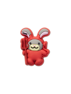 JIBBITZ™ CHARMS BUNNY DEVIL | Κόκκινο UNIQUE ONE SIZE