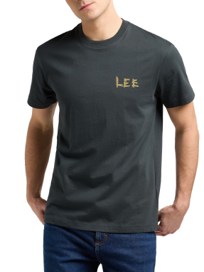 ΑΝΔΡΙΚΟ T-SHIRT RELAXED GRAPHIC | Γκρι Σκούρο M