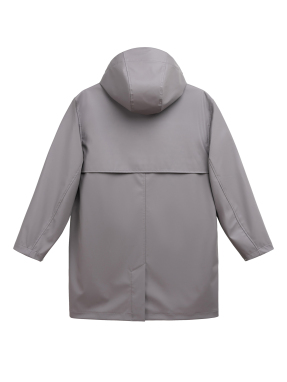 ΓΥΝΑΙΚΕΙΟ LONG RAIN JACKET | Γκρι S