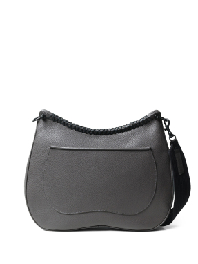 ΓΥΝΑΙΚΕΙΑ ΔΕΡΜΑΤΙΝΗ ΤΣΑΝΤΑ ΧΙΑΣΤΙ SADDLE | Γκρι