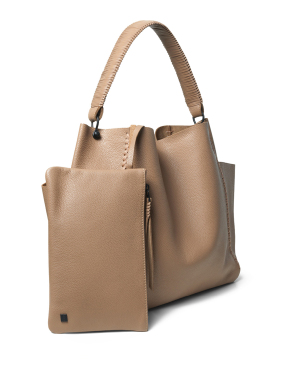 ΓΥΝΑΙΚΕΙΑ ΔΕΡΜΑΤΙΝΗ ΤΣΑΝΤΑ ΩΜΟΥ SHOULDER | Μπεζ