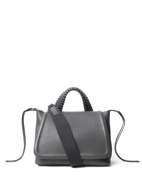 ΓΥΝΑΙΚΕΙΑ ΔΕΡΜΑΤΙΝΗ ΤΣΑΝΤΑ ΧΕΙΡΟΣ MEDIUM TOP HANDLE | Γκρι