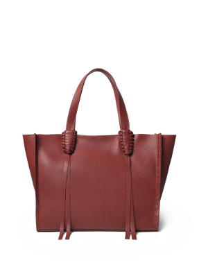ΓΥΝΑΙΚΕΙΑ ΔΕΡΜΑΤΙΝΗ ΤΣΑΝΤΑ ARA MEDIUM TOTE | Κόκκινο